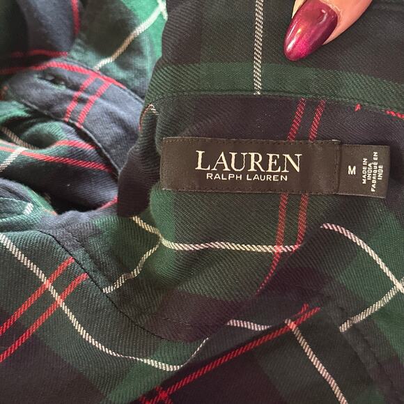 Lauren Ralph Lauren Plaid Button Up - Black Label - Picture 5 of 9
